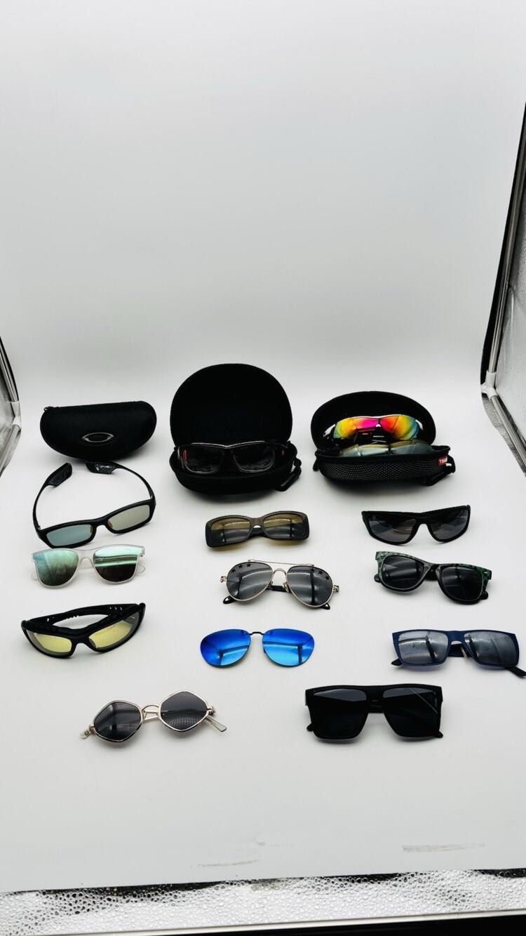 Assorted Lot Of 12 Various Style Sunglasses Eyewear Bulk Samsung Versace